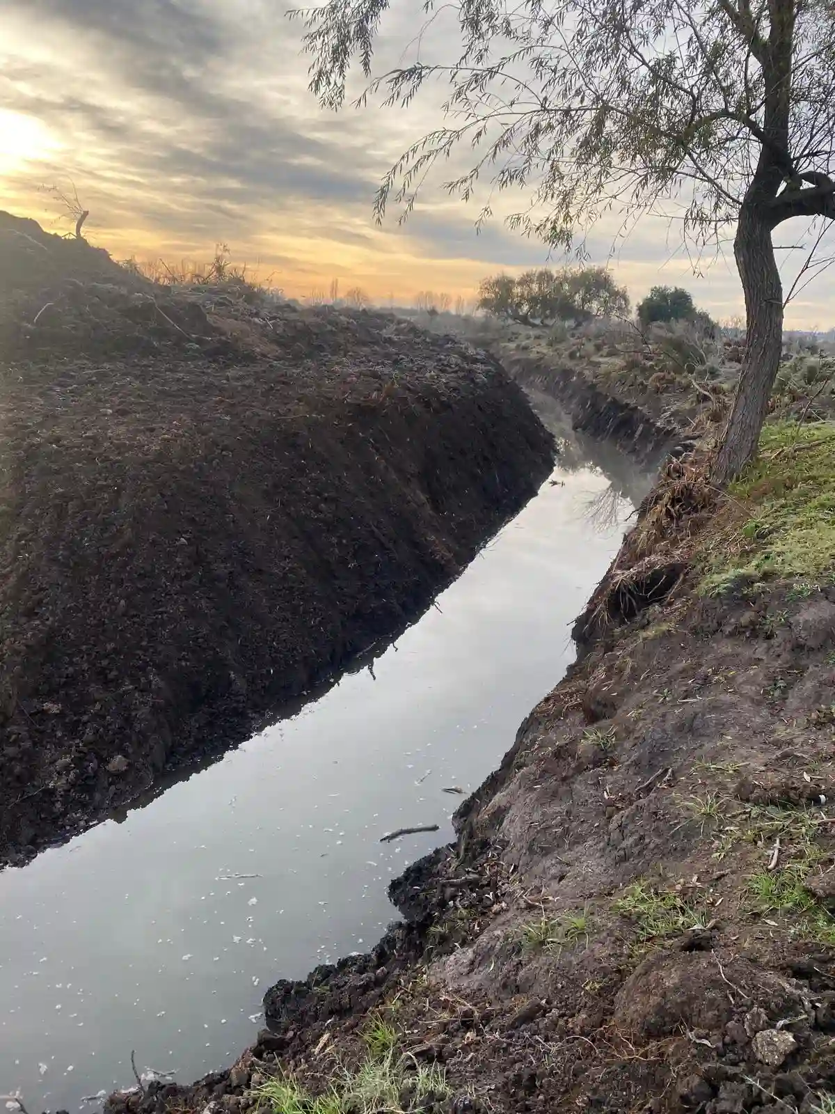 Limpieza de cañada hecha por Vialmaquinaria en Uruguay - después (proyecto 4)