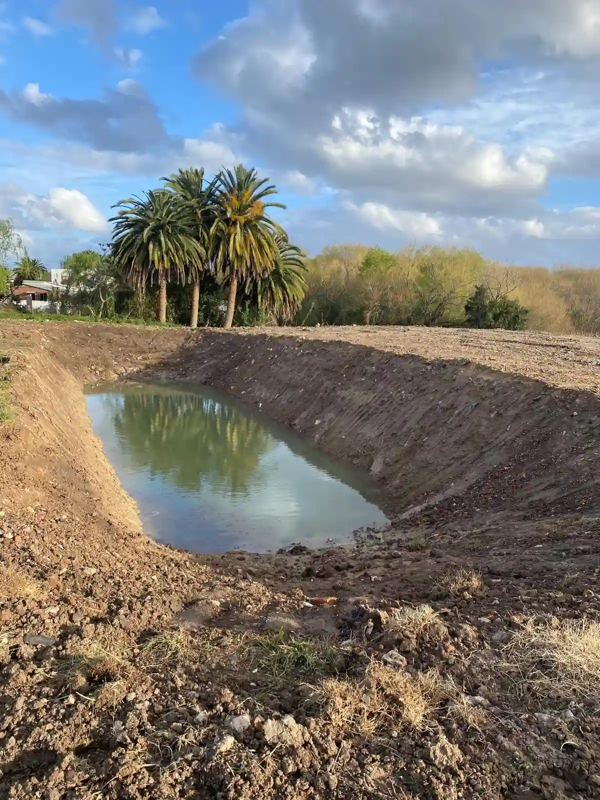 Creación de Tajamar pequeño por Vialmaquinaria - después (proyecto 3)